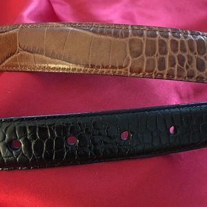 Men’s Ralph Lauren Sml 30 - 34 Alligator Rev Belt